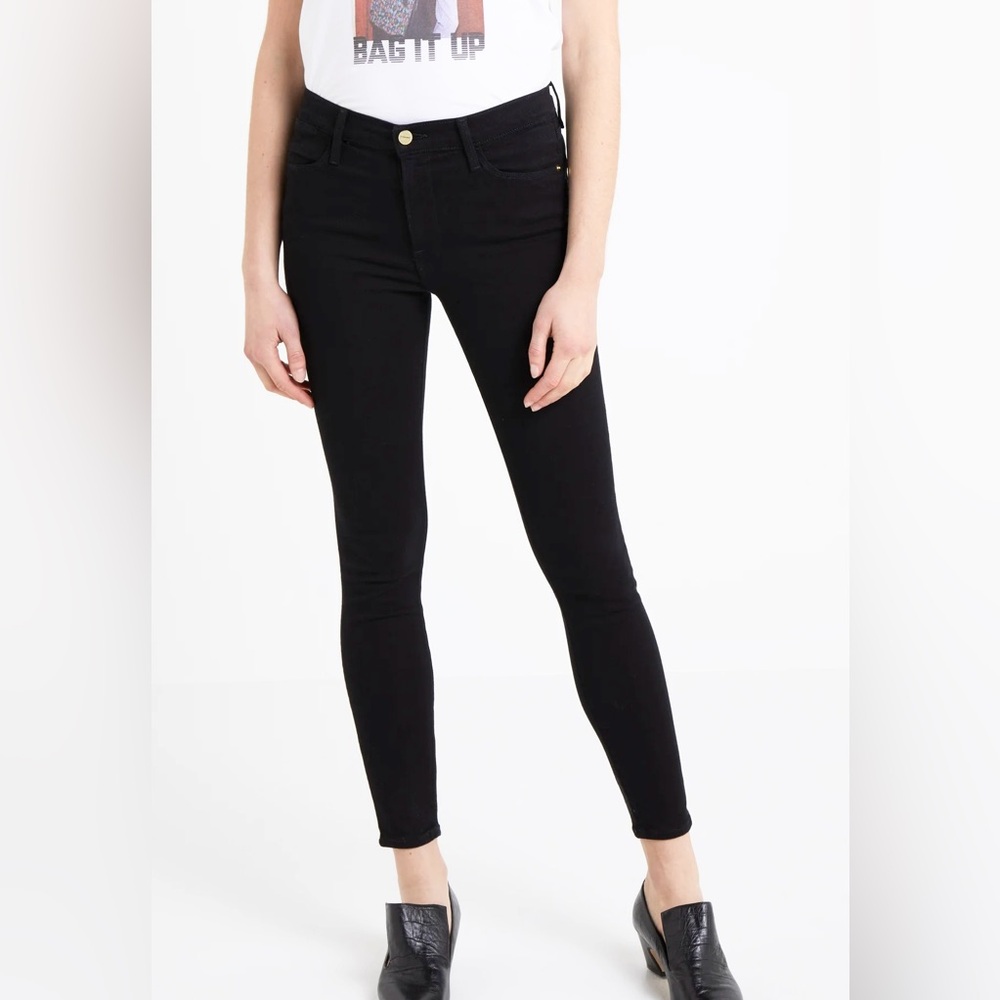 FRAME “Le Skinny de Jeanne” in Film Noir Color, size: 29